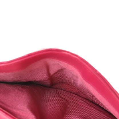 Chanel Lambskin Quilted Large Gusset Flap Wallet Fuchsia 8 of 14