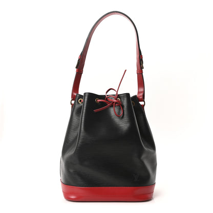 Louis Vuitton Epi Bi-Color Noe Castillan Red Black 1 of 9