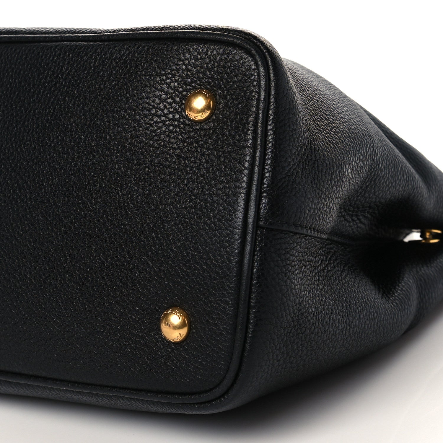 Prada Vitello Daino Shopping Tote Black 8 of 8