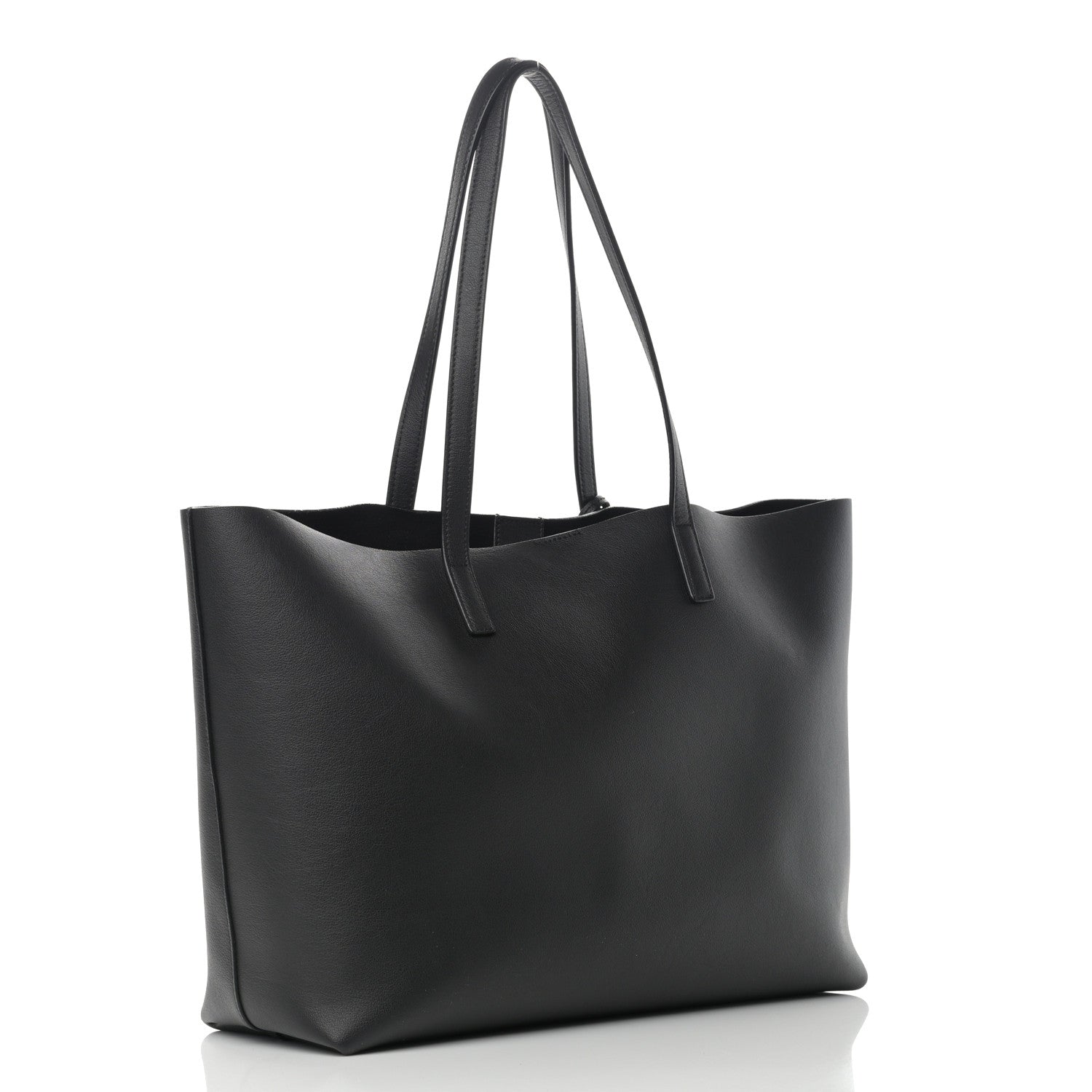 Saint Laurent Calfskin Large Shopping Tote Black 4 of 12