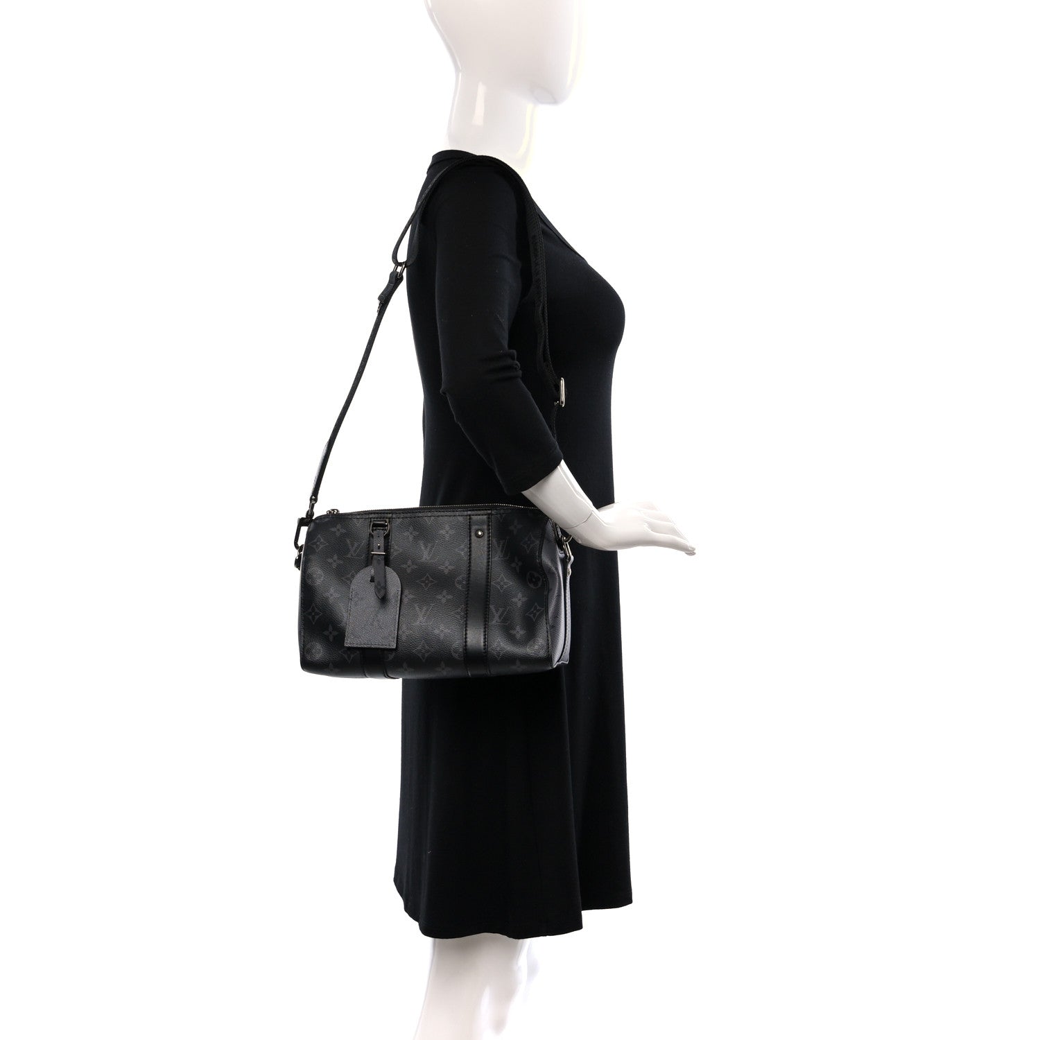 Louis Vuitton Reverse Monogram Eclipse City Keepall 2 of 8