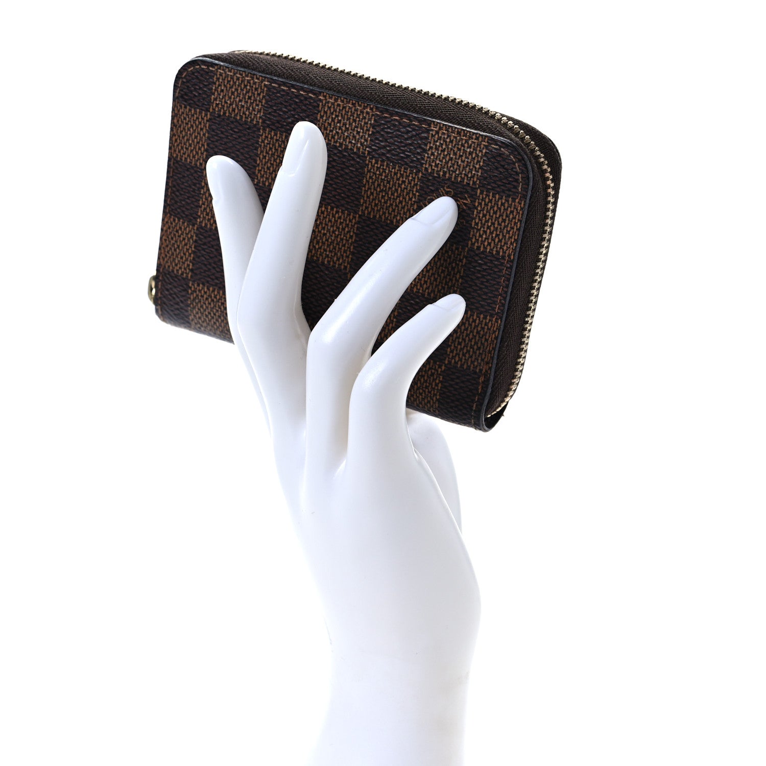 Louis Vuitton Damier Ebene Zippy Coin Purse 2 of 7