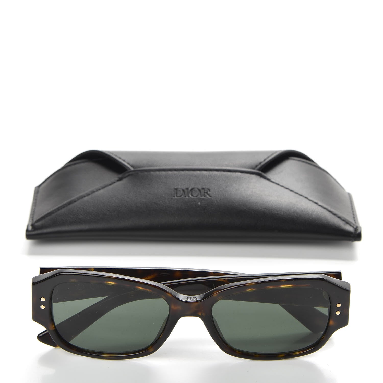 Christian Dior Acetate Cannage Lady Dior Studs 5 Sunglasses Havana 7 of 7