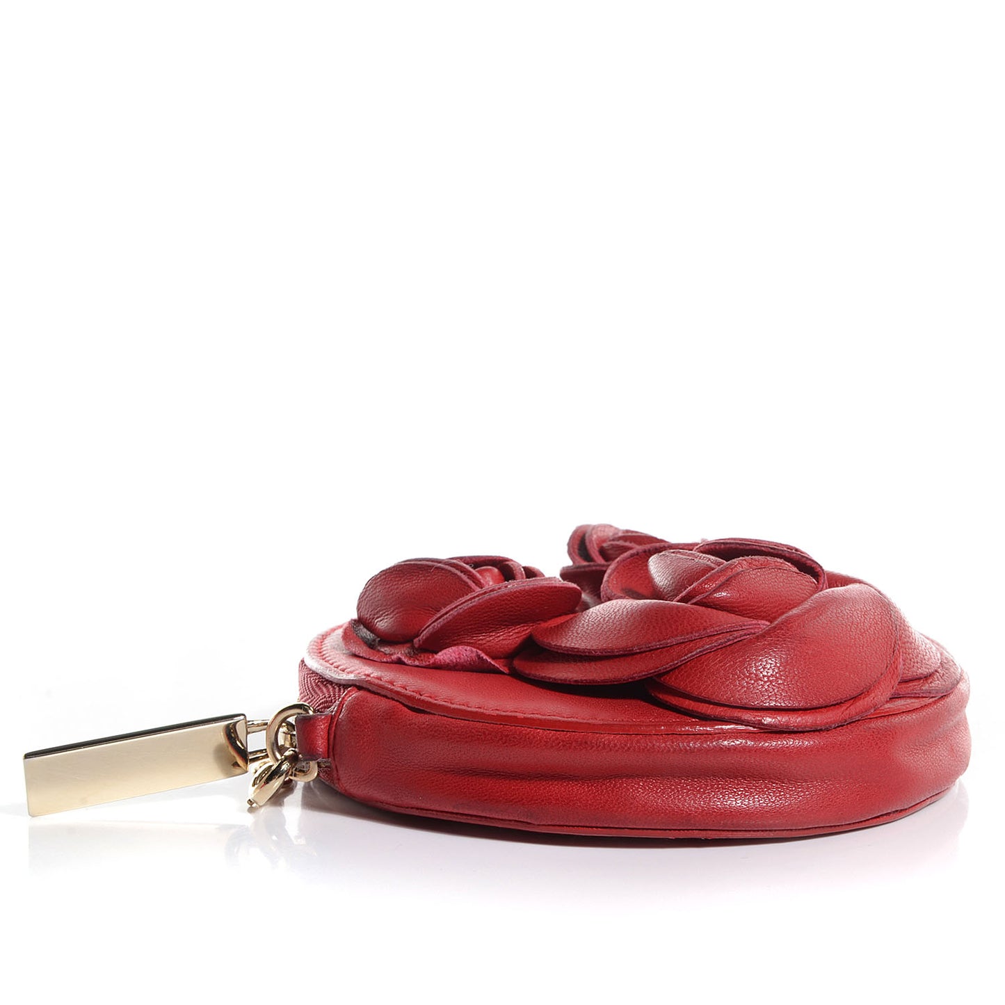 Nappa Petale Mini Crossbody Bag Red