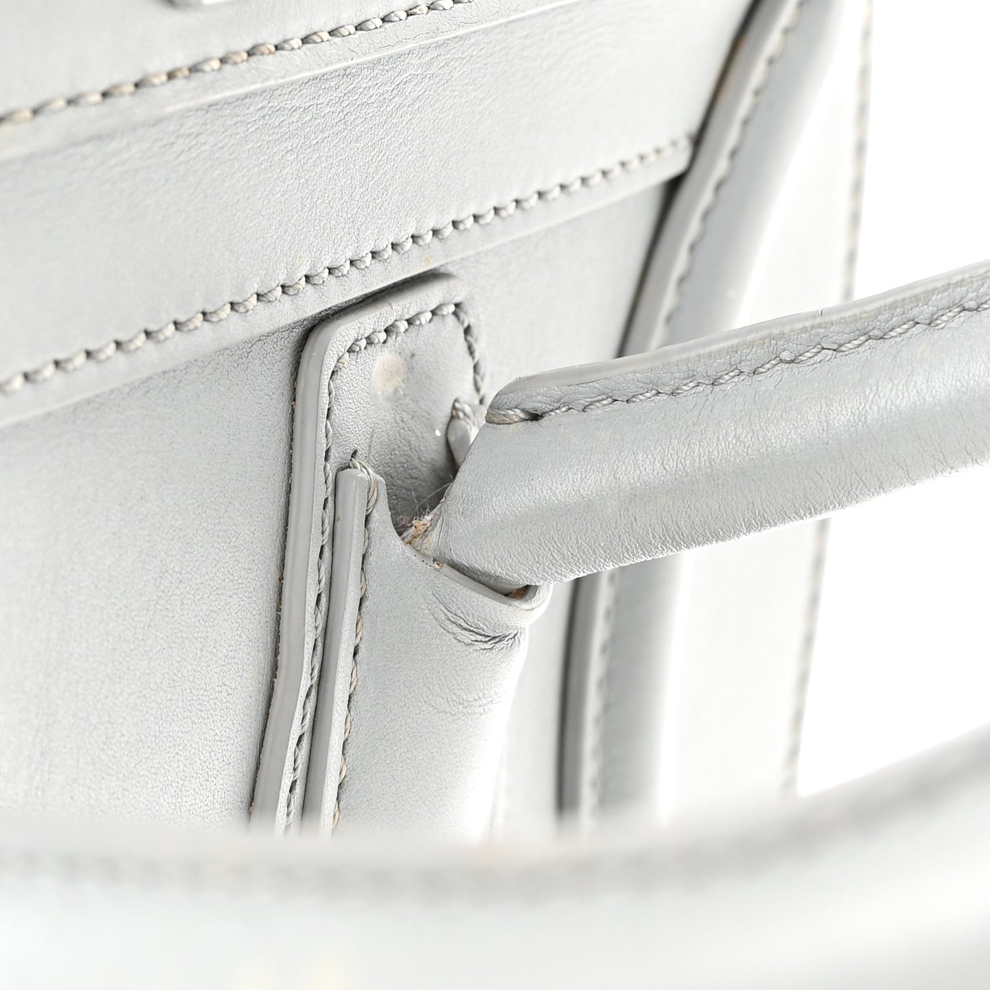 Smooth Calfskin Mini Luggage Sky Blue