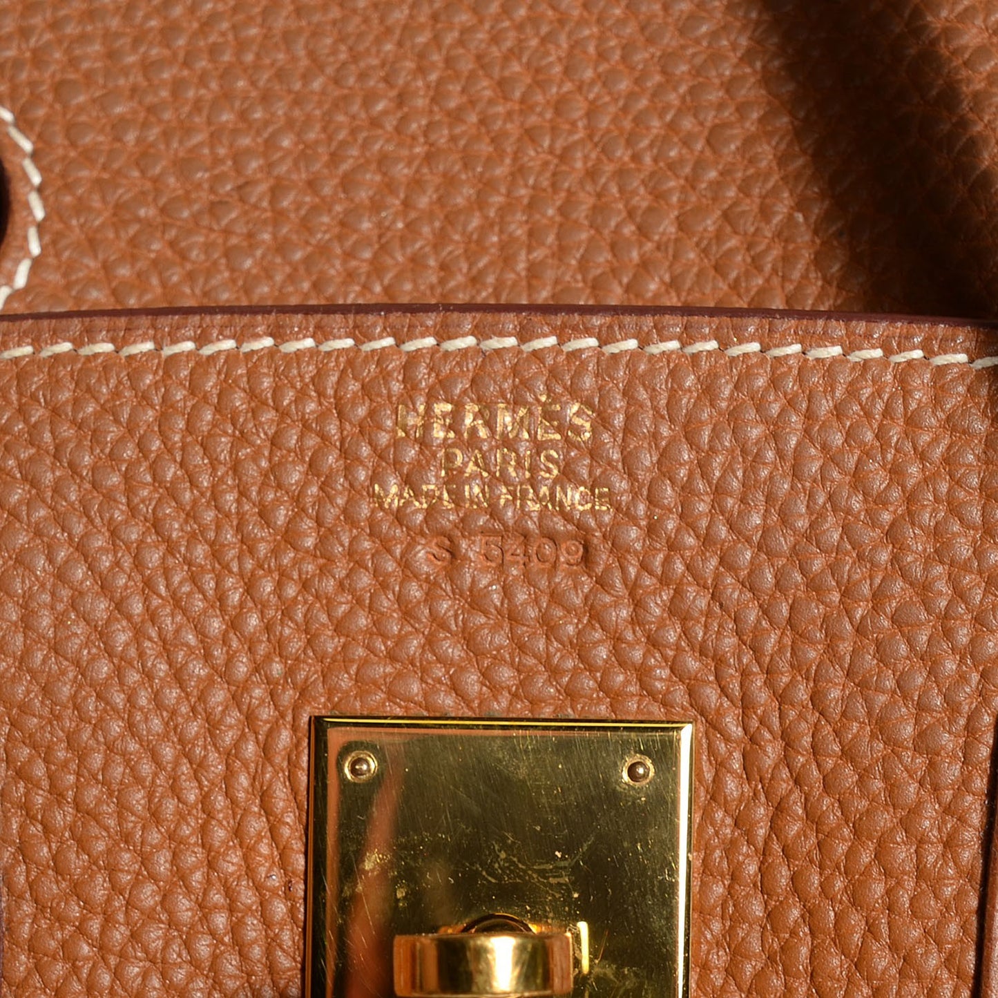 Togo Birkin 30 Gold