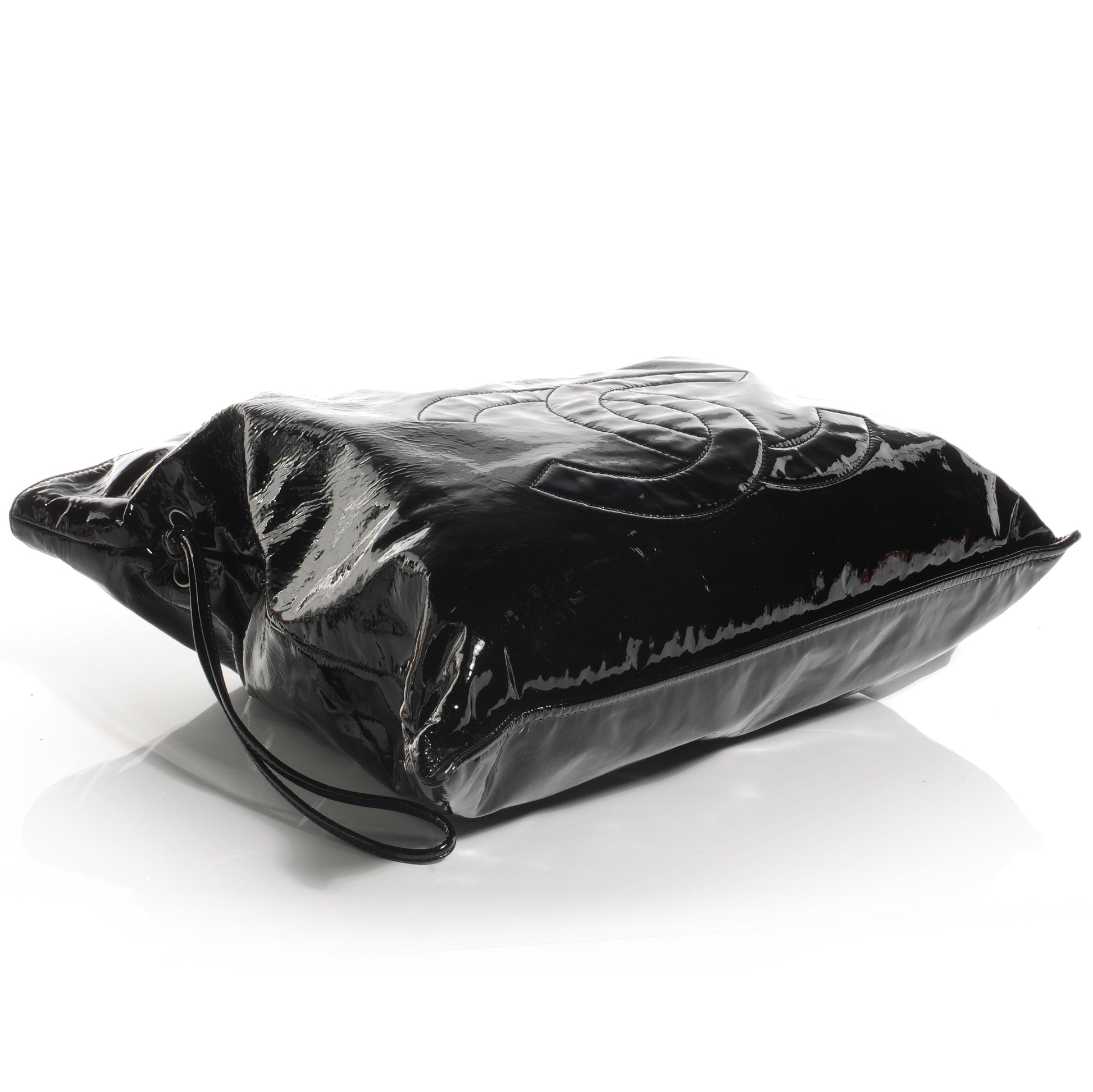 Chanel Patent Bonbons Shopper Tote Black 4 of 8