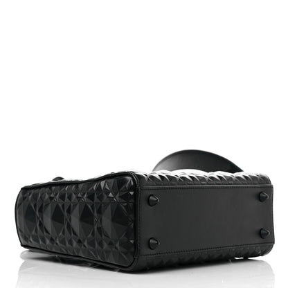 Christian Dior Calfskin Cannage Diamond Small My ABCDior Lady Dior Black 4 of 10