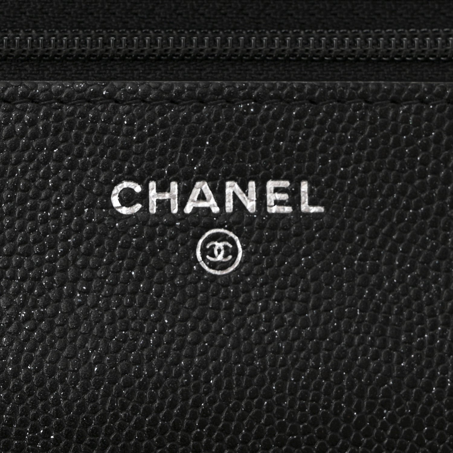 Chanel Caviar Quilted Wallet on Chain WOC Black 6 of 11