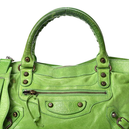 Balenciaga Agneau Classic Hardware First Apple Green 9 of 9