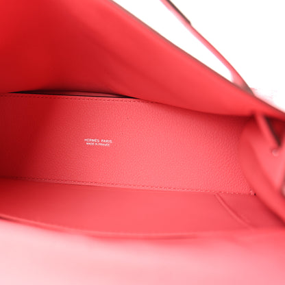Hermes Evercolor Kelly Danse II Belt Bag Rose Azalee 5 of 9