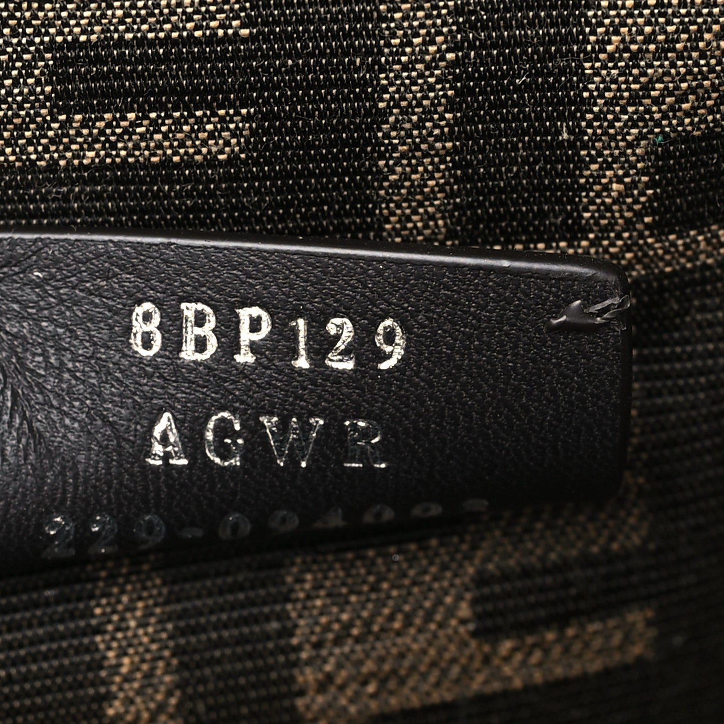 Shiny Nappa Snakeskin Small Fendi First Anthracite Asfalto