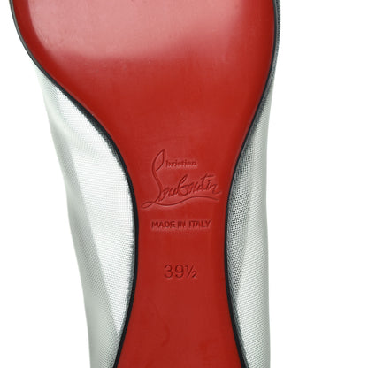 Christian Louboutin Veau Velours Rete Galativi Flats 39.5 Tempete 7 of 8