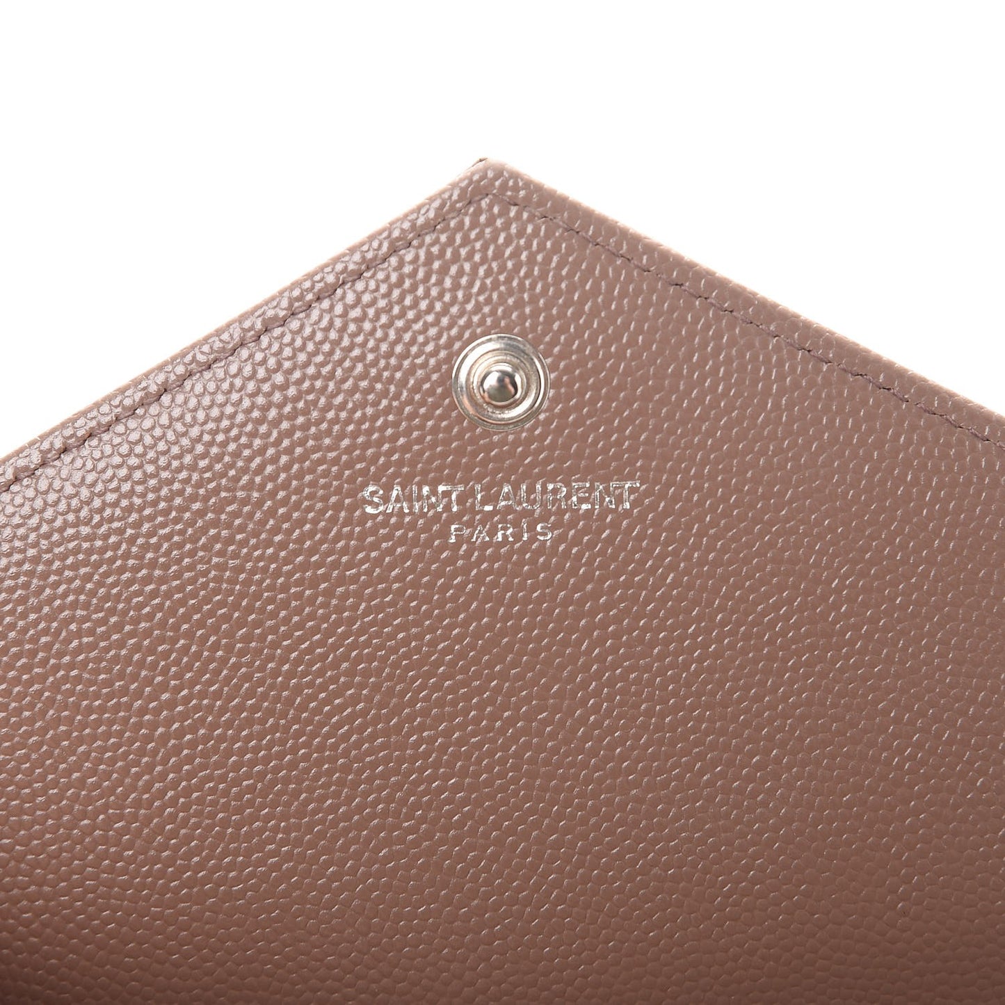 Grain De Poudre Matelasse Chevron Monogram Chain Wallet Fard