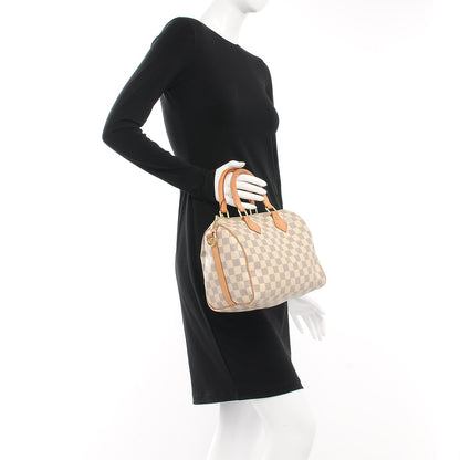 Louis Vuitton Damier Azur Speedy Bandouliere 25 2 of 12