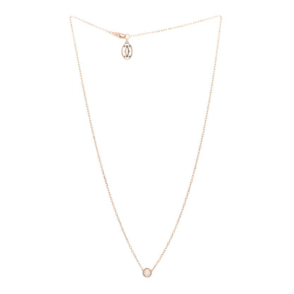 Cartier 18K Pink Gold Diamond LM D'Amour Pendant Necklace 3 of 5