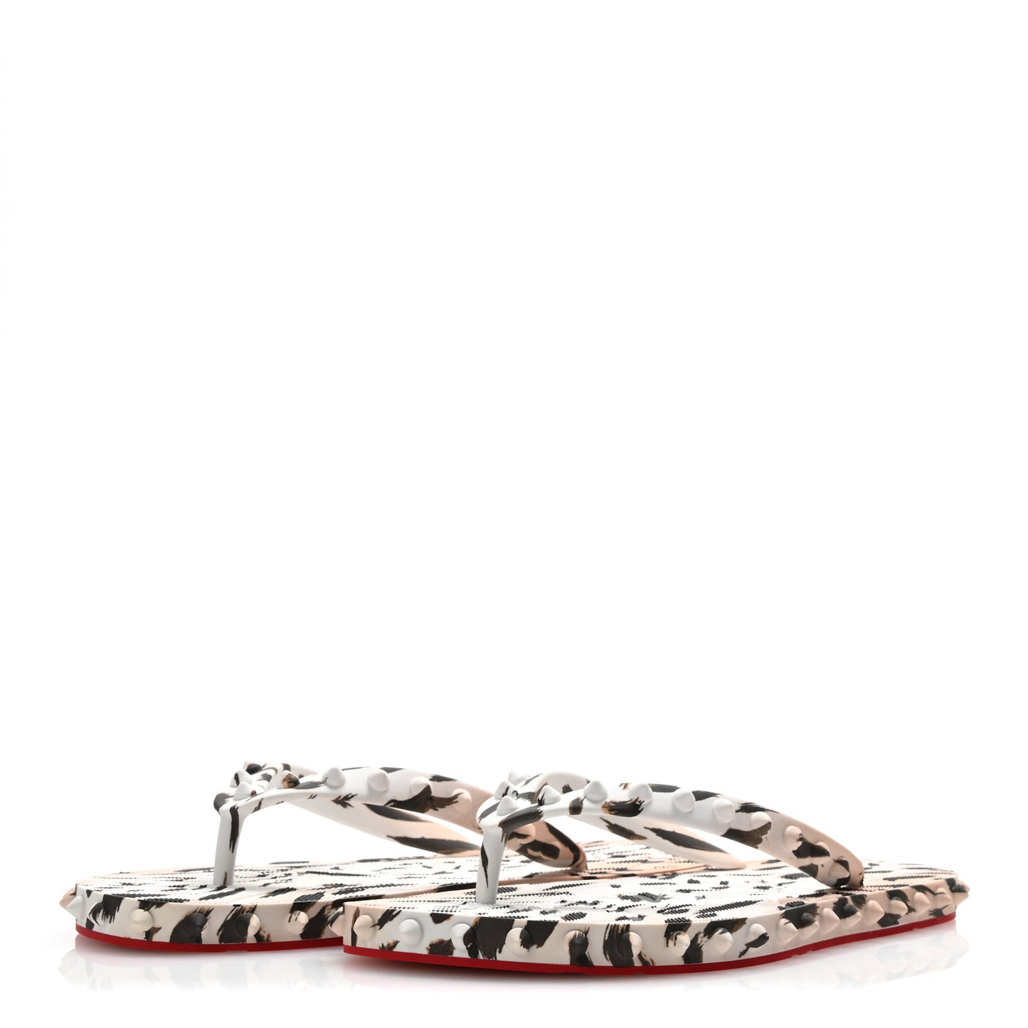 Rubber Gigi Printed Spike Super Loubi Donna Flip Flop 37 Vintage Rose