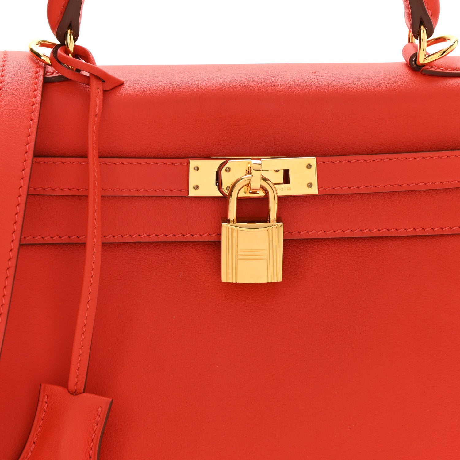 Hermes Swift Kelly Retourne 25 Capucine 9 of 11