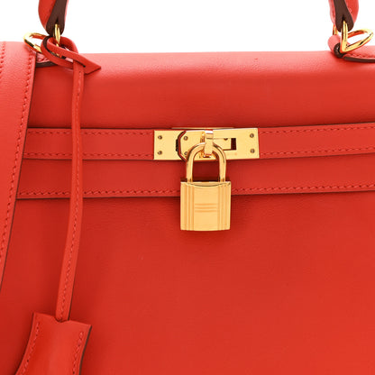 Hermes Swift Kelly Retourne 25 Capucine 9 of 11