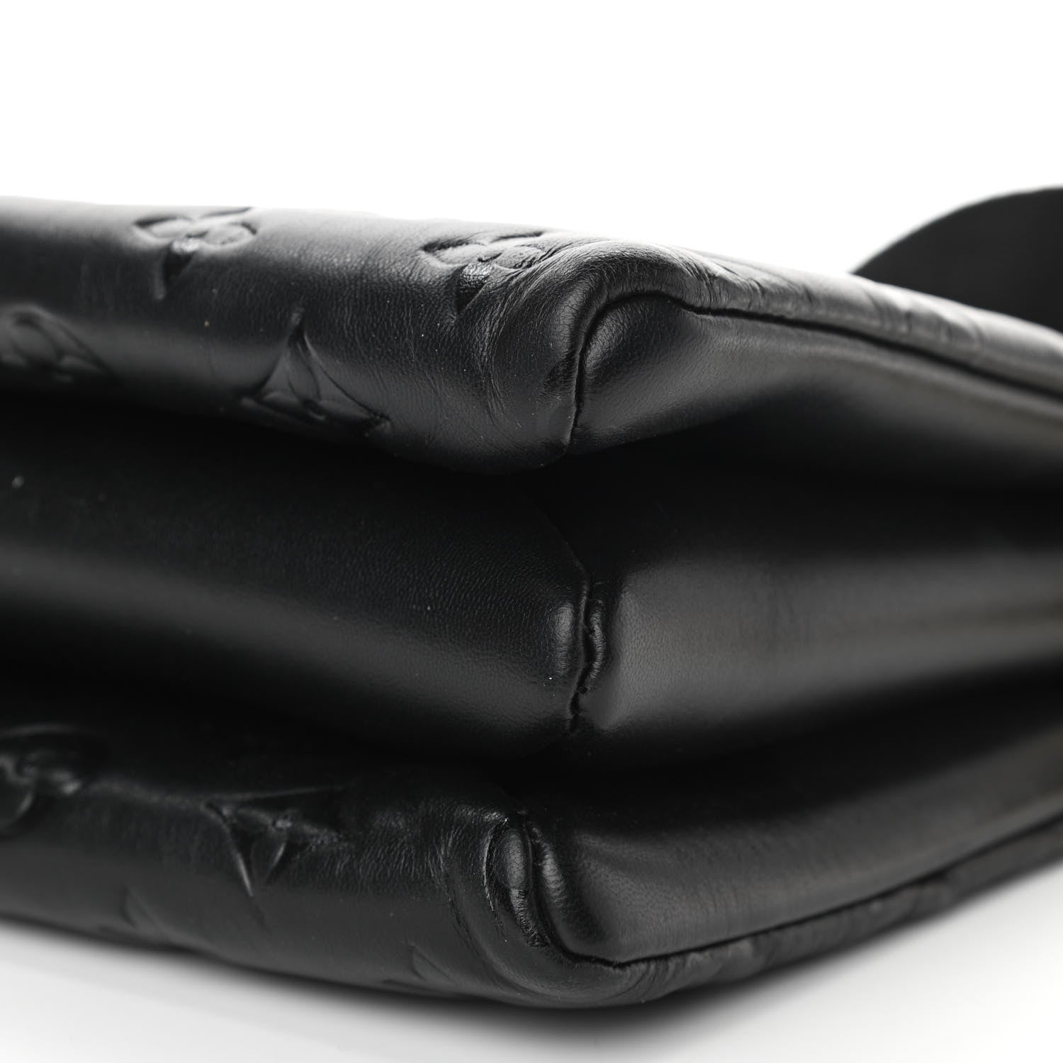 Louis Vuitton Lambskin Embossed Monogram Coussin PM Black 9 of 9
