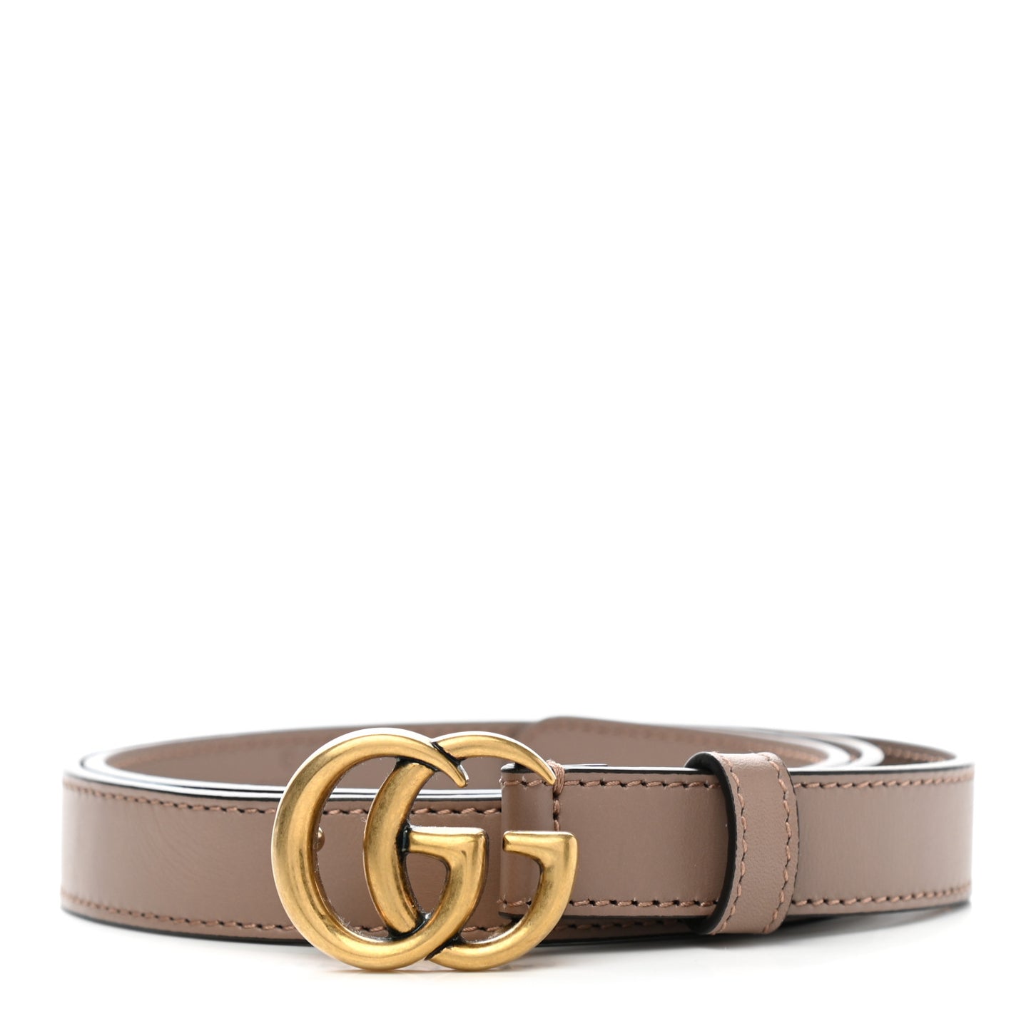 Calfskin Double G 20mm Belt 80 32 Porcelain Rose