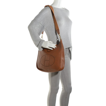 Hermes Courchevel Evelyne GM Gold 2 of 11