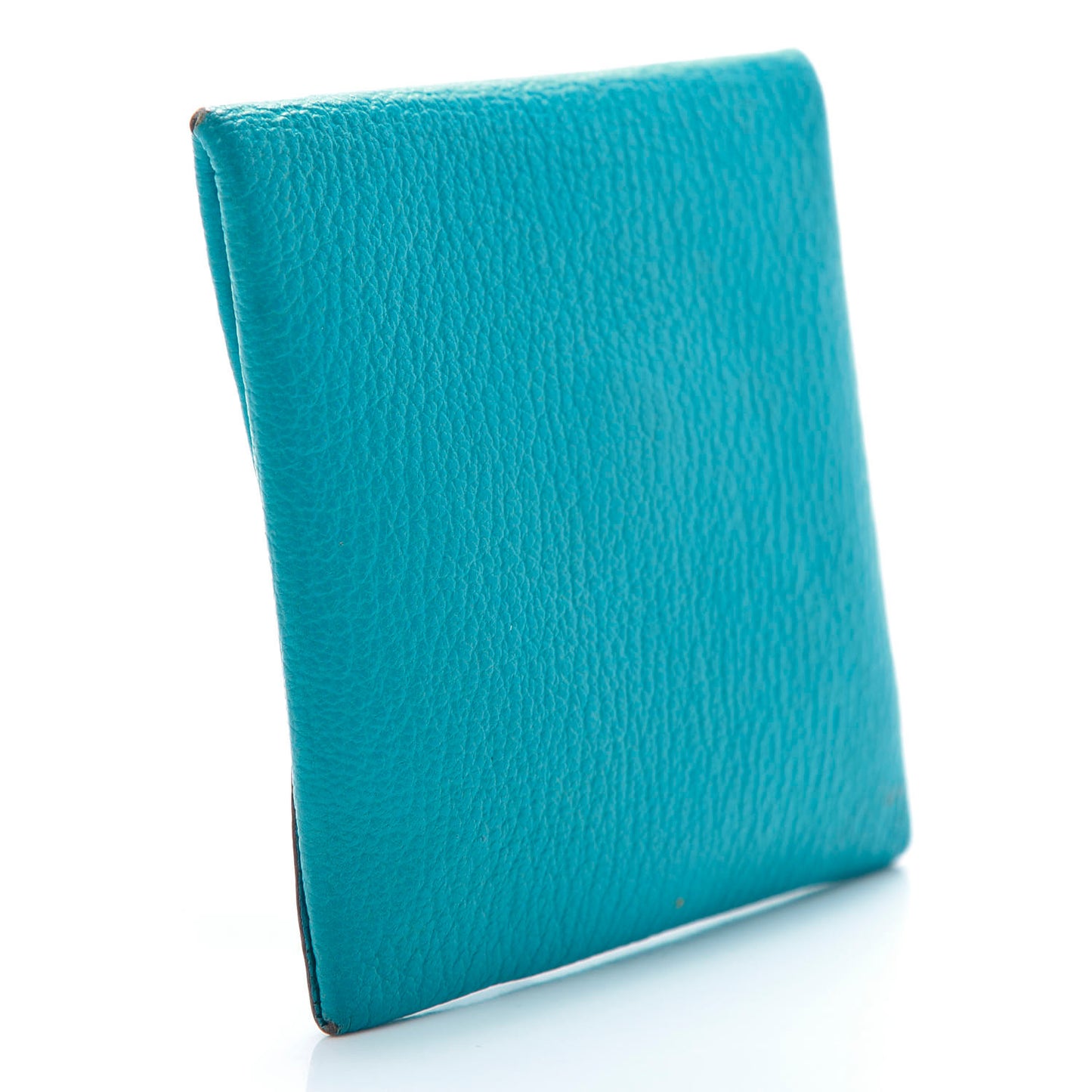 Chevre Mysore Bastia Coin Purse Turquoise