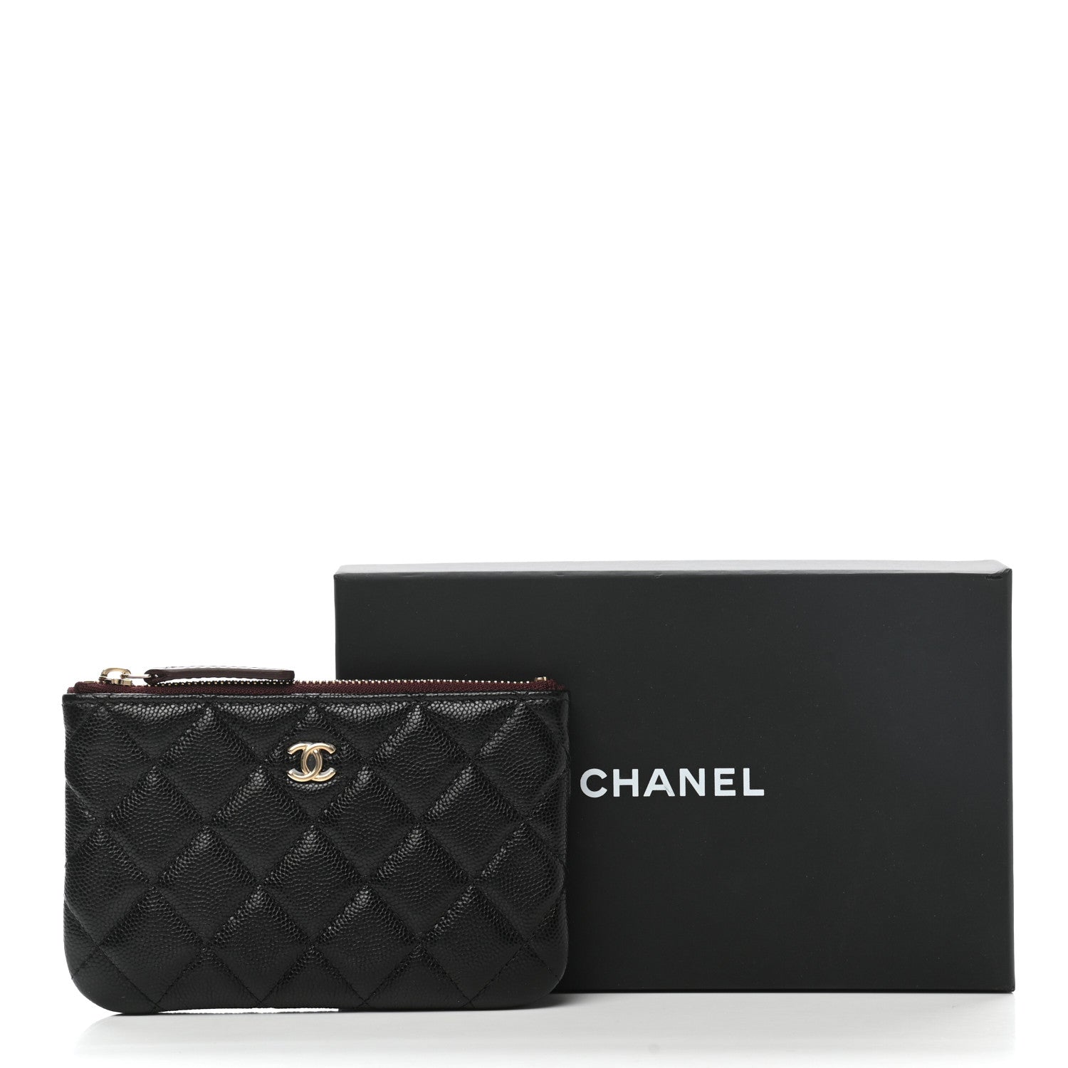 Chanel Caviar Quilted Small Cosmetic Case Black 8 of 8