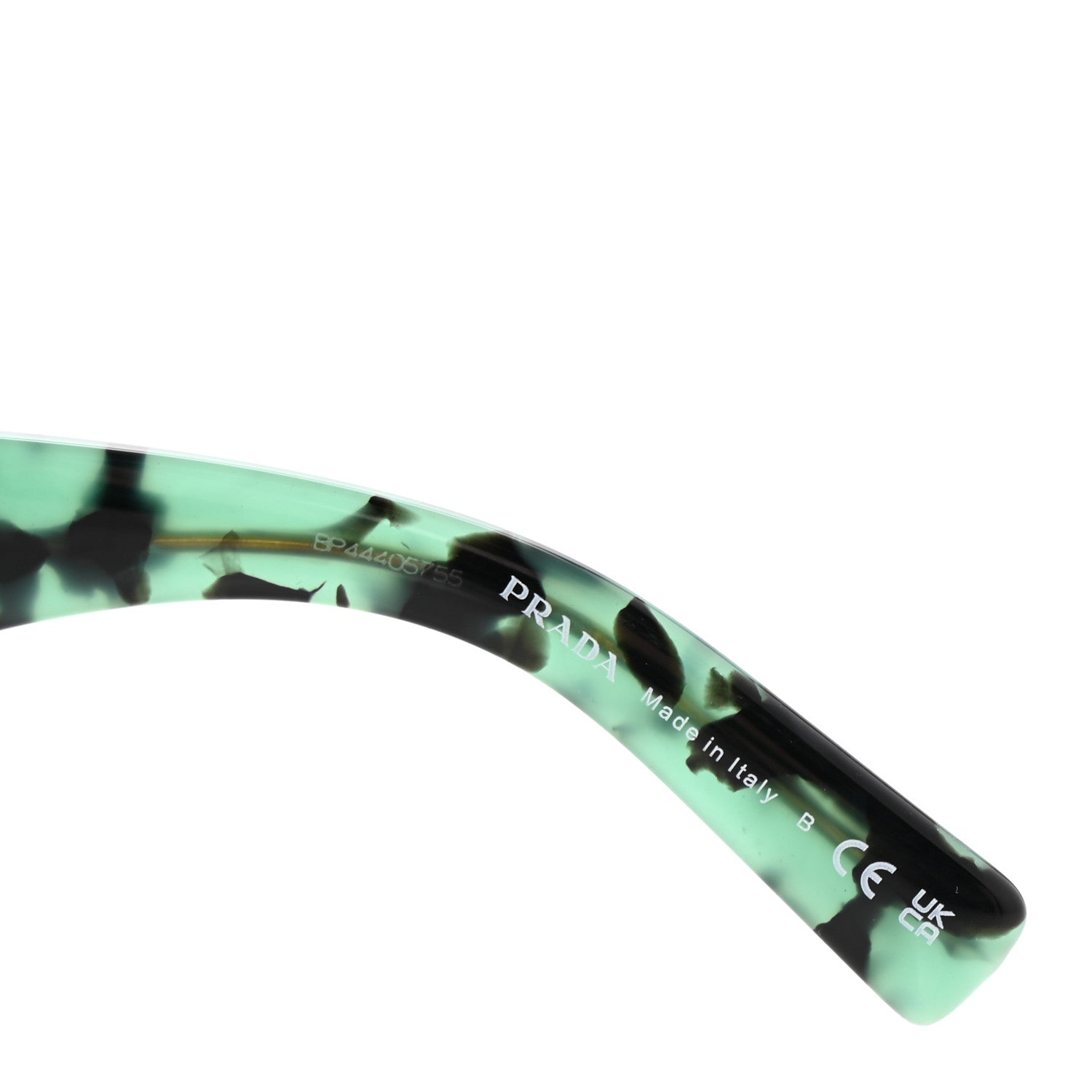 Prada Acetate Symbole Sunglasses SPR 23Y Red Tortoise 5 of 8