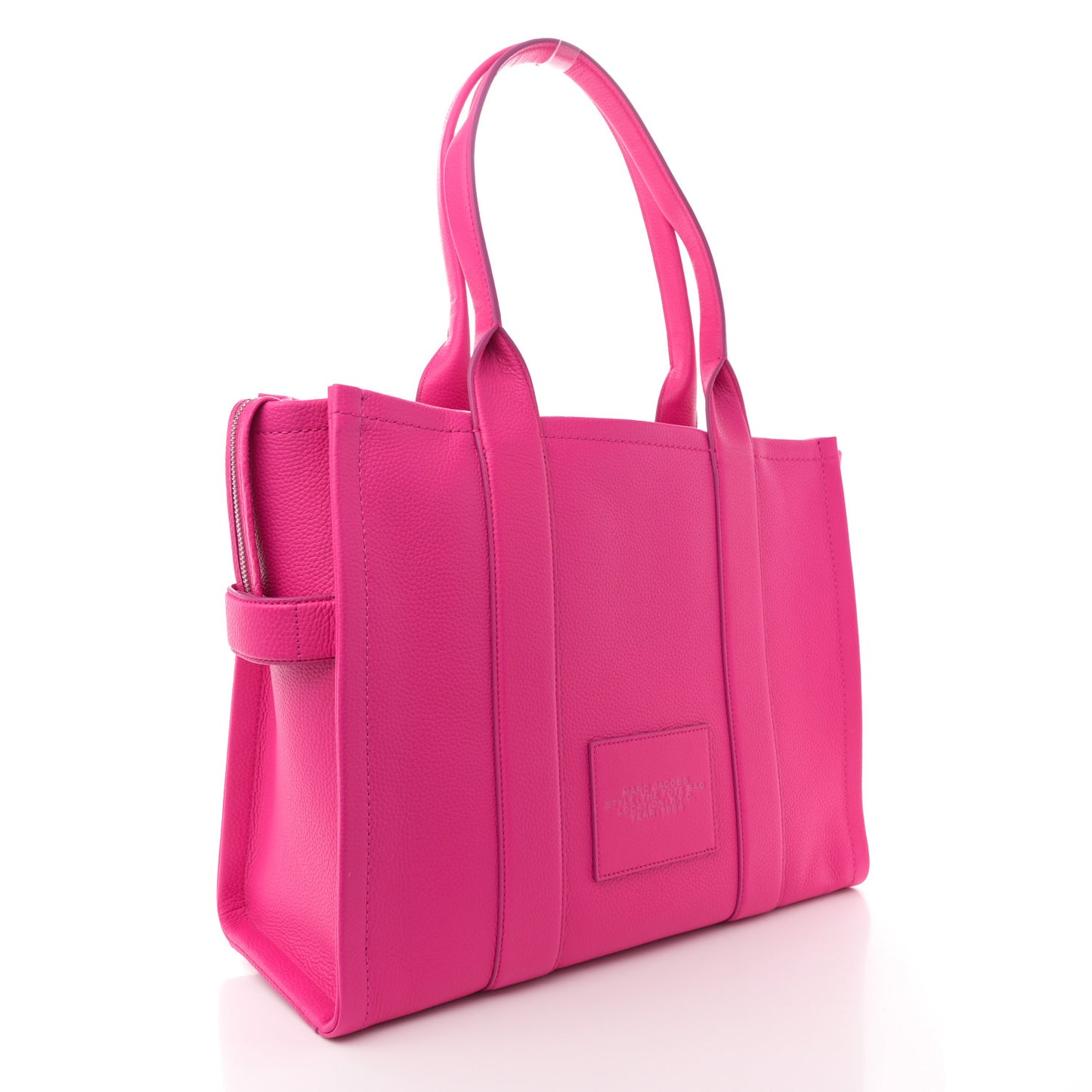 Grained Calfskin Large The Tote Bag Hot Pink
