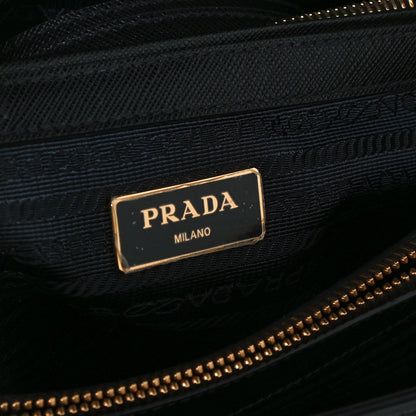 Prada Saffiano Lux Medium Tote Black 6 of 10