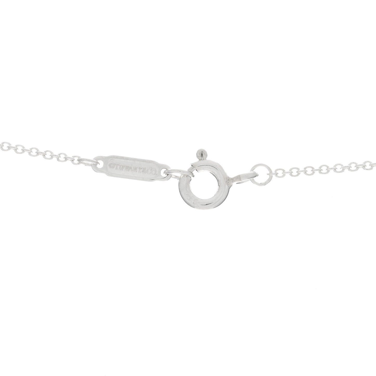 Sterling Silver Small Heart Key Pendant Necklace