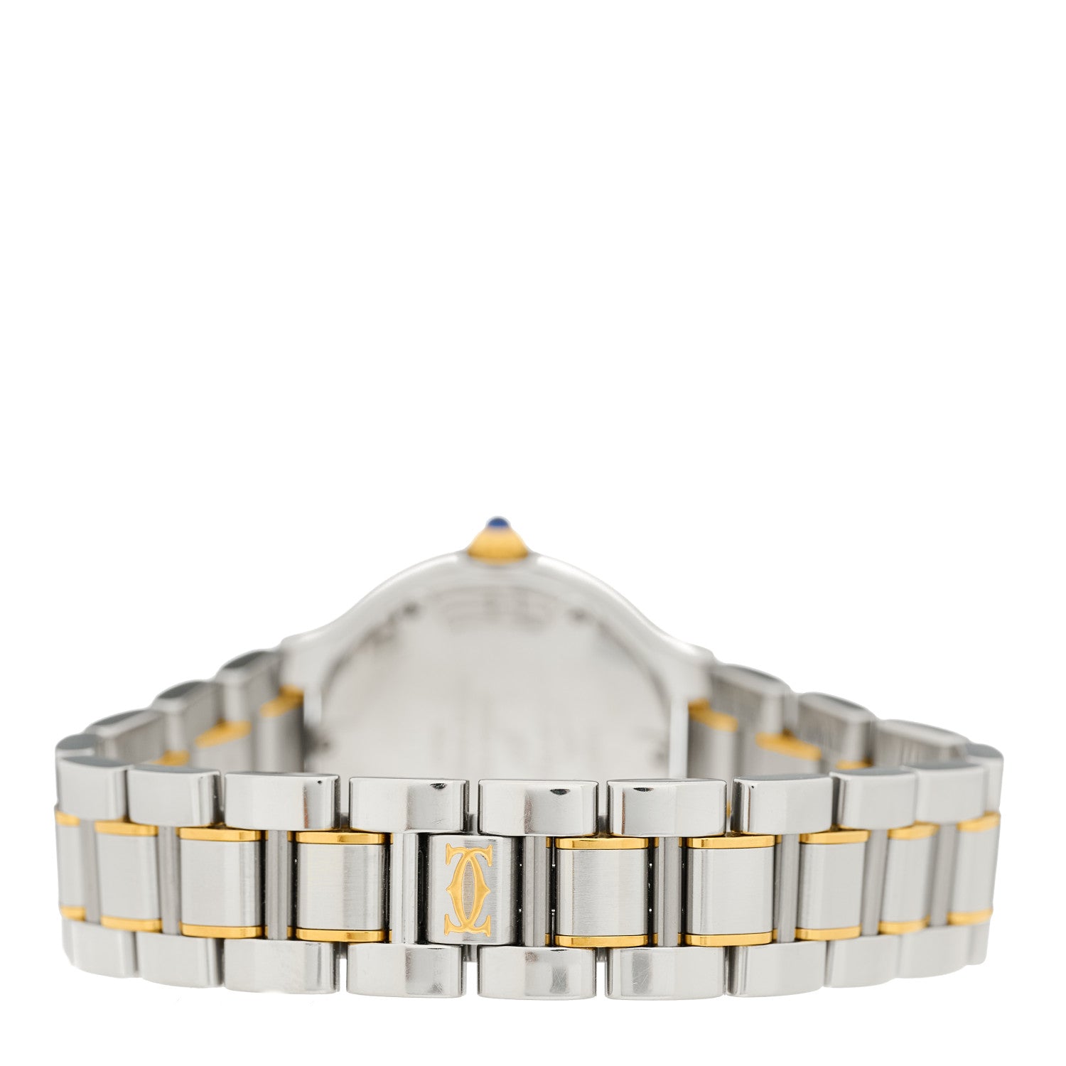 Cartier Stainless Steel 18K Yellow Gold 28mm Must de 21 Quartz Watch 3 of 4