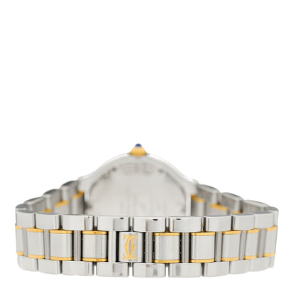 Cartier Stainless Steel 18K Yellow Gold 28mm Must de 21 Quartz Watch 3 of 4