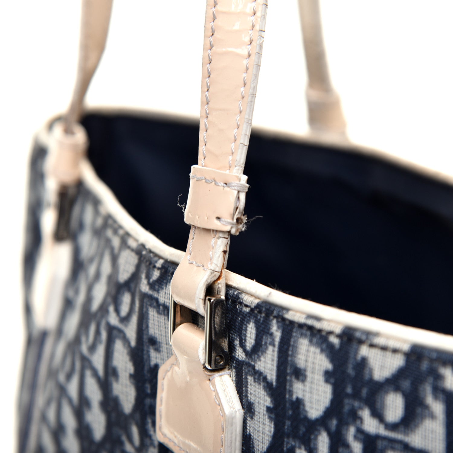 Christian Dior Monogram Trotter No 1 Shopping Tote Blue 11 of 12