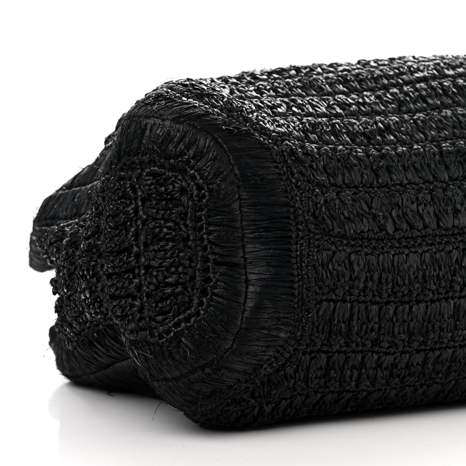 Valentino Garavani Raffia Supervee In It Tote Black 8 of 12