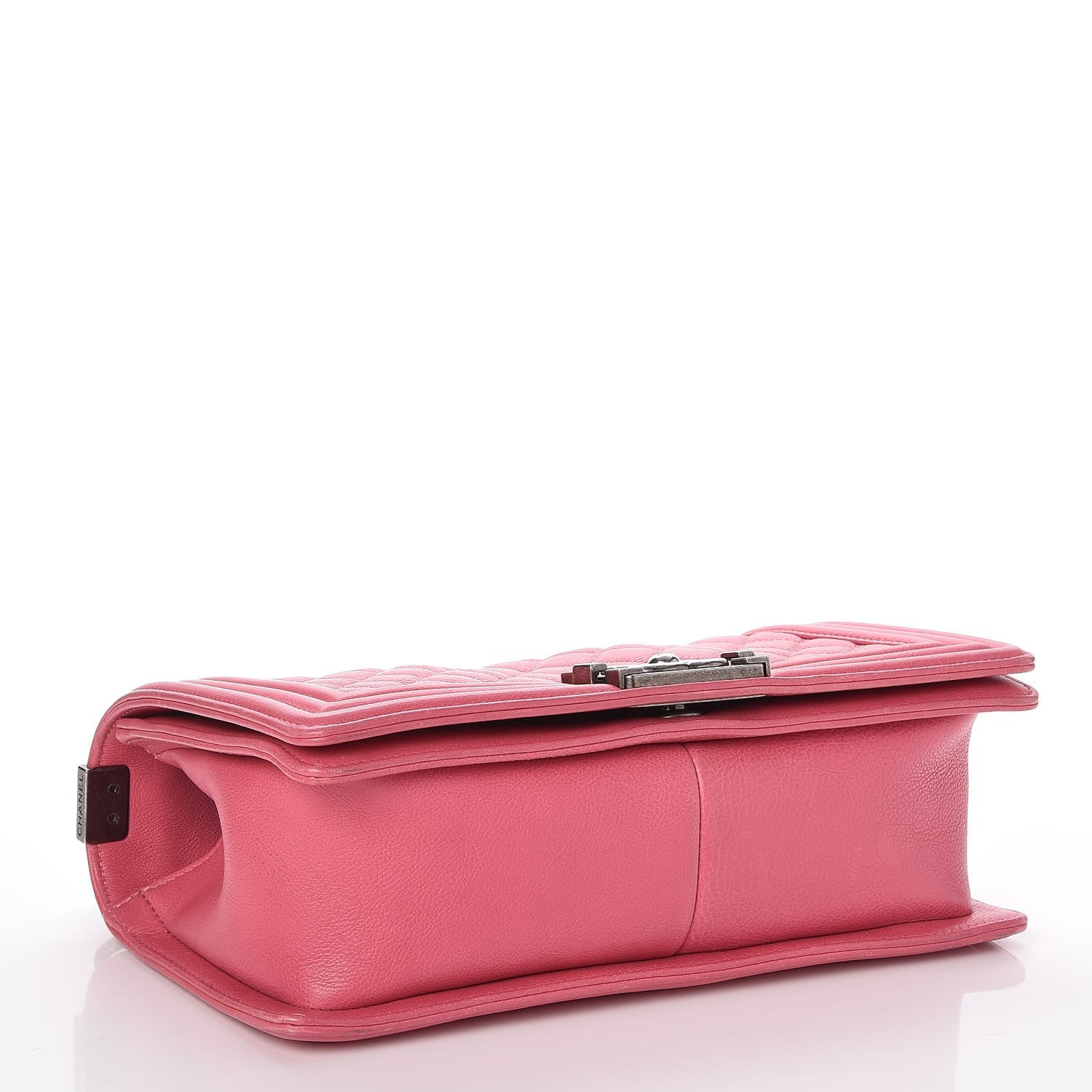 Chanel Calfskin Quilted Medium Boy Flap Pink 4 of 8