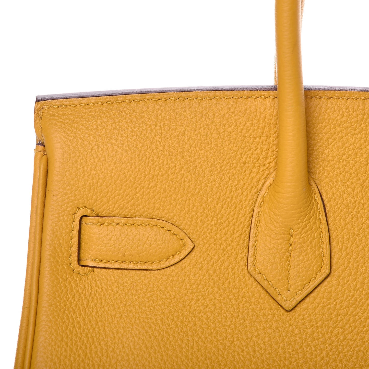 Togo Birkin 30 Jaune Ambre