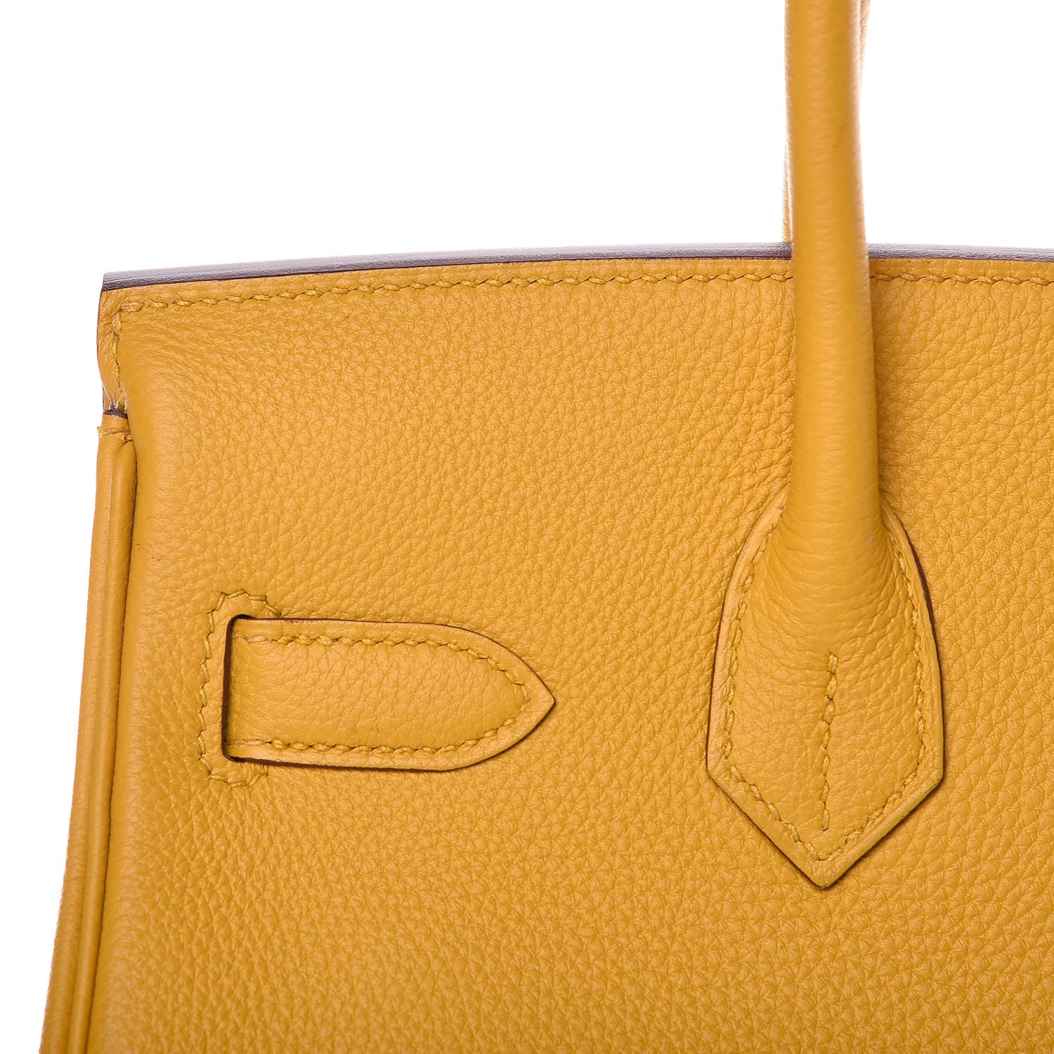 Hermes Togo Birkin 30 Jaune Ambre 8 of 35