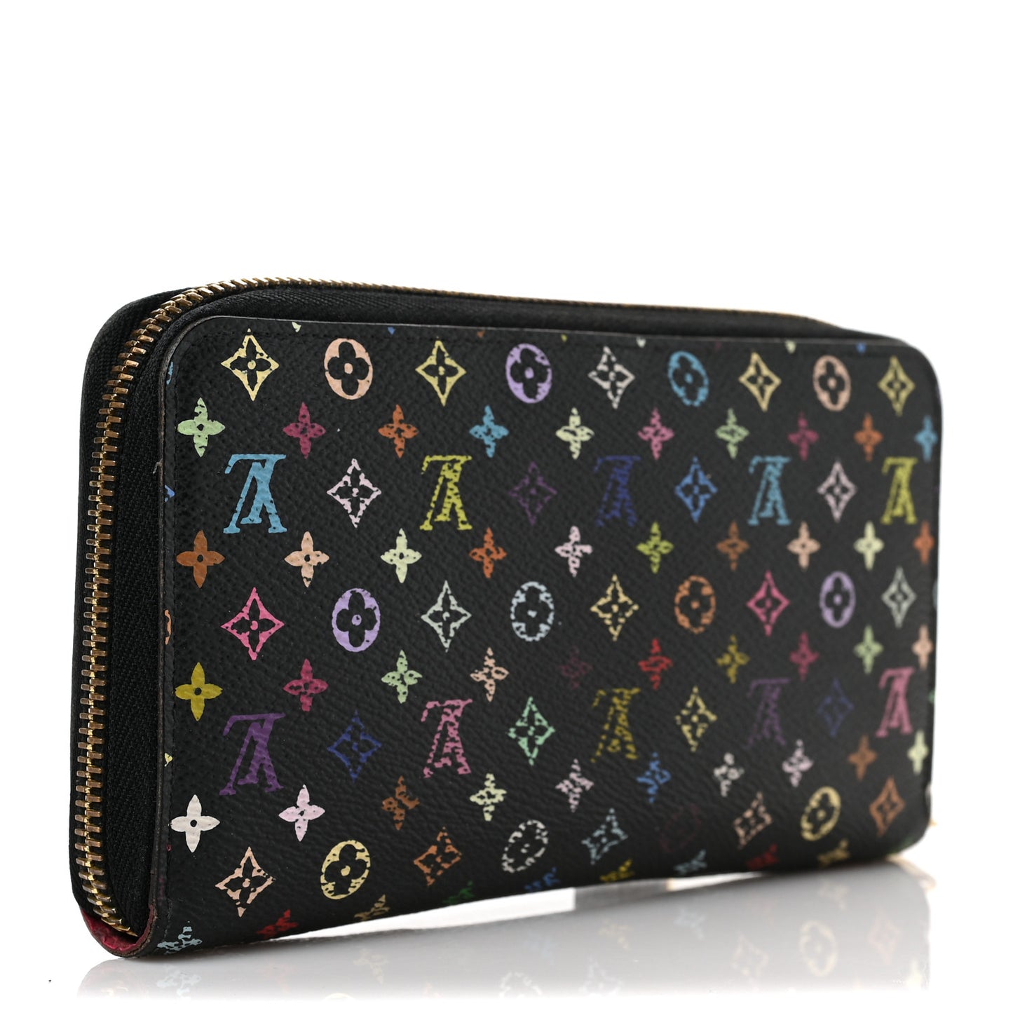 Monogram Multicolor Zippy Wallet Black Grenade