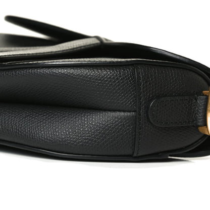 Christian Dior Grained Calfskin Mini Saddle Bag Black 10 of 15