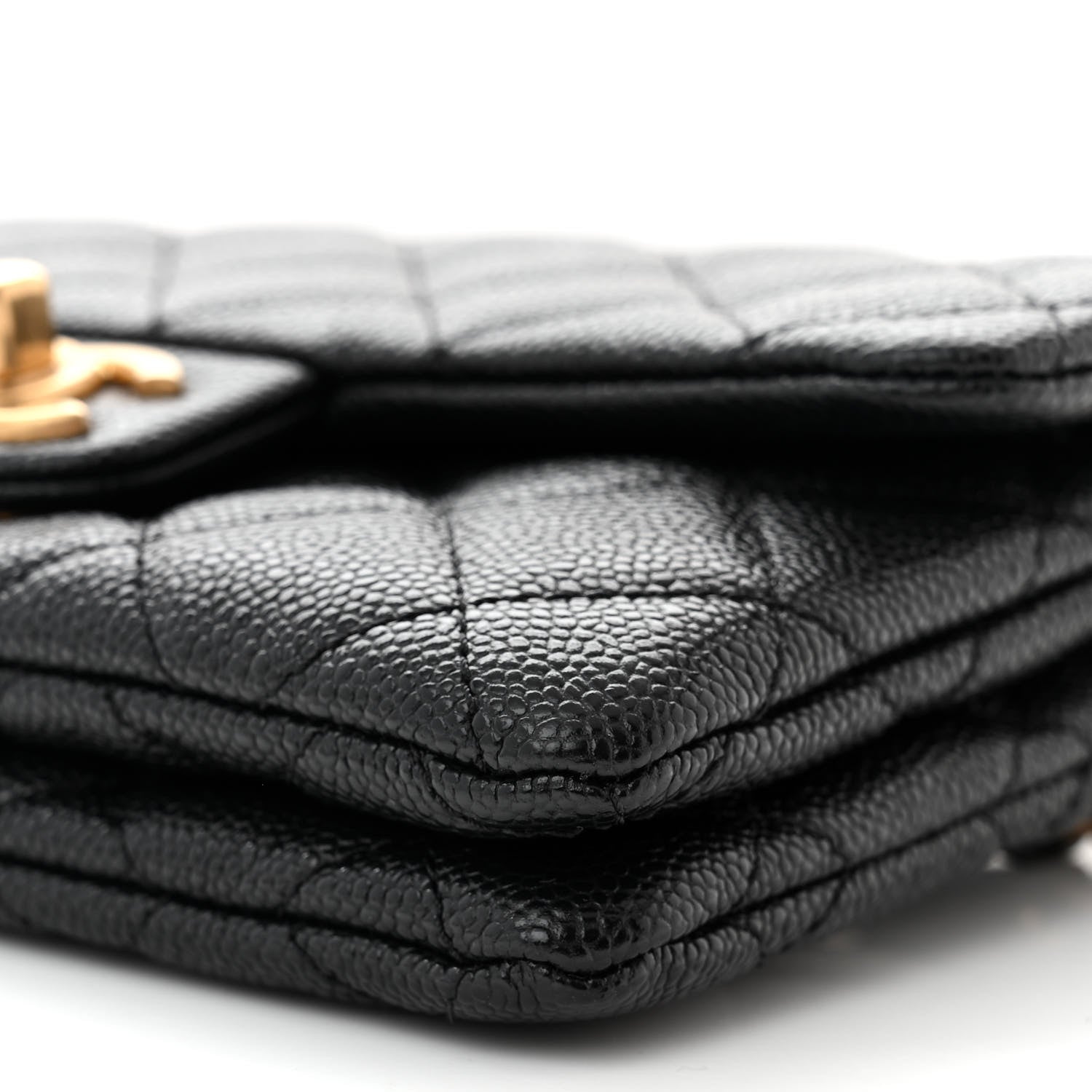 Chanel Shiny Caviar Pick Me Up Flap Belt Bag Black 11 of 12