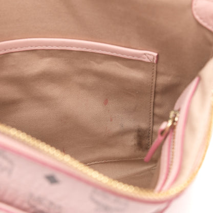 MCM Visetos Medium Crossbody Pouch Soft Pink 11 of 12