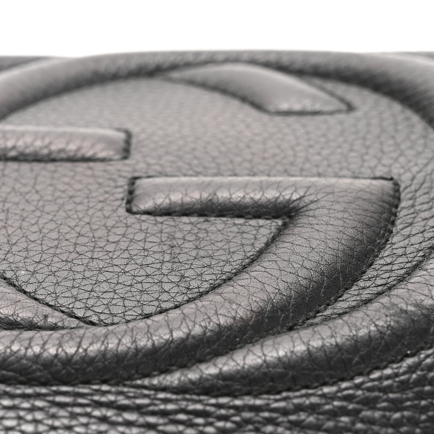 Gucci Pebbled Calfskin Medium Soho Chain Shoulder Bag Black 13 of 13