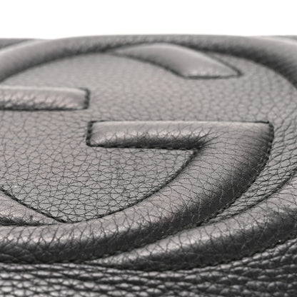 Gucci Pebbled Calfskin Medium Soho Chain Shoulder Bag Black 13 of 13