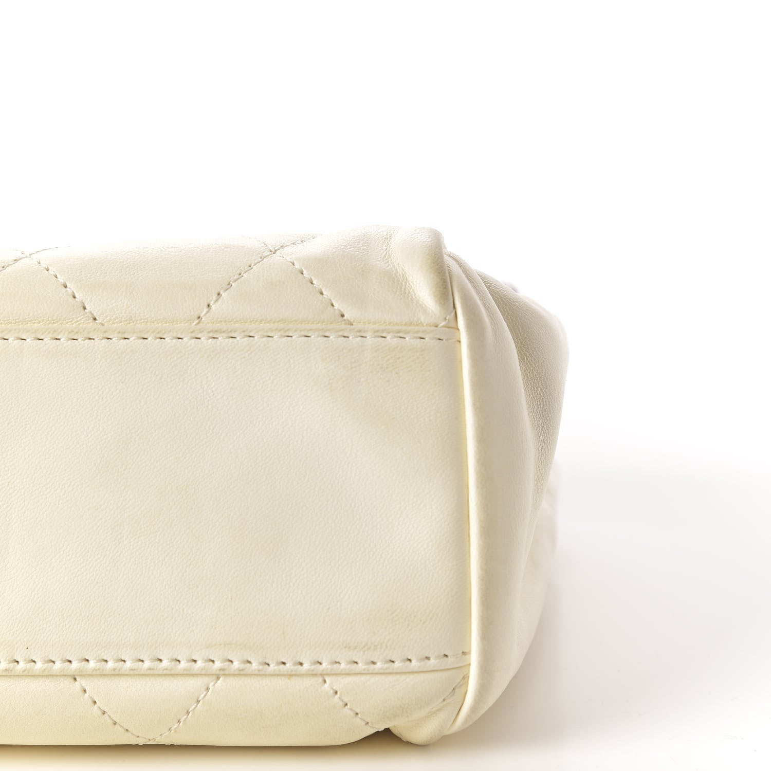 Chanel Lambskin Quilted Mademoiselle Flap White 10 of 11
