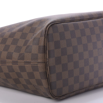 Louis Vuitton Damier Ebene Neo Neverfull MM Rose Ballerine 7 of 11