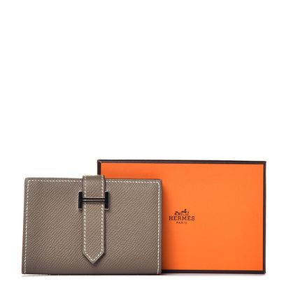 Hermes Epsom Mini Bearn Wallet Etoupe 8 of 8