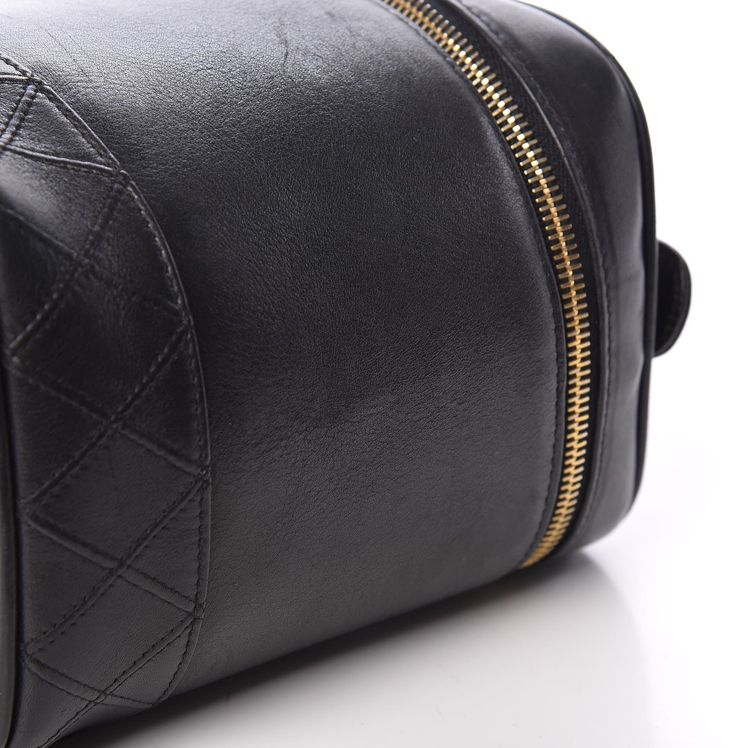 Chanel Lambskin Vanity Cosmetic Case Black 16 of 20