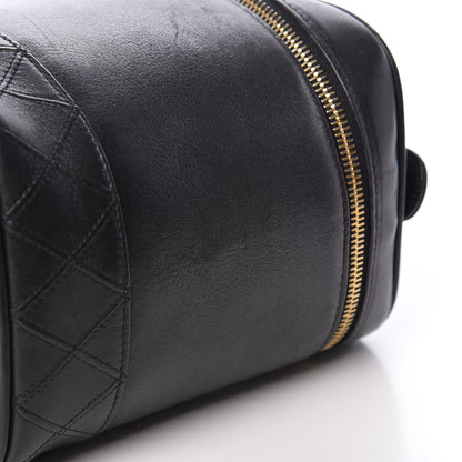 Chanel Lambskin Vanity Cosmetic Case Black 16 of 20